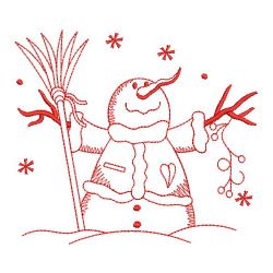 Redwork Let It Snow 08(Sm) machine embroidery designs