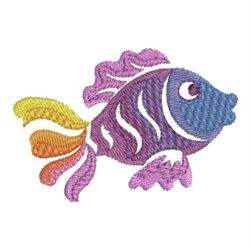 Colorful Fish Silhouettes 02 machine embroidery designs