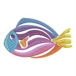 Colorful Fish Silhouettes 04 machine embroidery designs