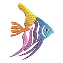 Colorful Fish Silhouettes 05 machine embroidery designs