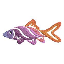 Colorful Fish Silhouettes 07 machine embroidery designs