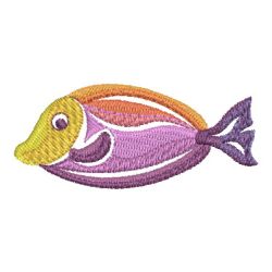 Colorful Fish Silhouettes 08 machine embroidery designs