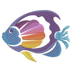 Colorful Fish Silhouettes 09 machine embroidery designs