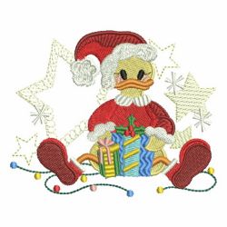 Cute Christmas Duck 02 machine embroidery designs