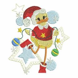 Cute Christmas Duck 04 machine embroidery designs