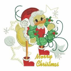 Cute Christmas Duck 10 machine embroidery designs