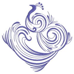 Swirly Peacocks 11(Lg)