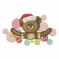Cute Christmas Teddy Bear 10 machine embroidery designs