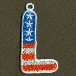 FSL Patriotic Alphabet 1 12 machine embroidery designs