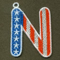 FSL Patriotic Alphabet 1 14 machine embroidery designs