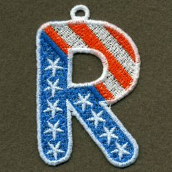 FSL Patriotic Alphabet 1 18 machine embroidery designs