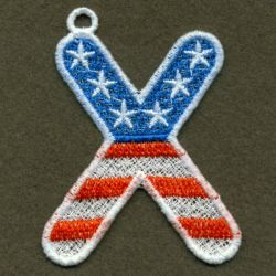 FSL Patriotic Alphabet 1 24 machine embroidery designs