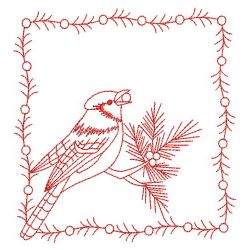 Redwork Blue Jay 2 08(Sm) machine embroidery designs