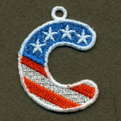 FSL Patriotic Alphabet 2 03 machine embroidery designs