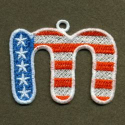 FSL Patriotic Alphabet 2 13 machine embroidery designs