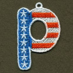 FSL Patriotic Alphabet 2 16 machine embroidery designs