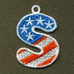 FSL Patriotic Alphabet 2 19 machine embroidery designs