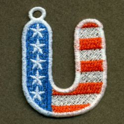 FSL Patriotic Alphabet 2 21 machine embroidery designs