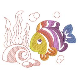 Colorful Tropical Fish 02(Sm) machine embroidery designs