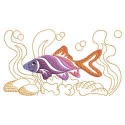 Colorful Tropical Fish 07(Lg) machine embroidery designs