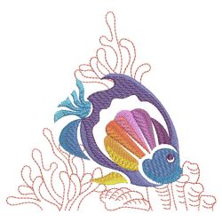 Colorful Tropical Fish 10(Sm) machine embroidery designs