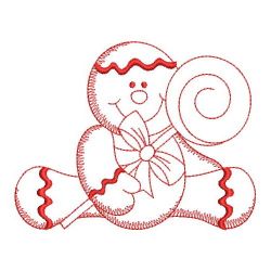 Redwork Country Ginger 2 09(Md) machine embroidery designs