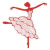 Redwork Ballerina Silhouettes 06(Md)