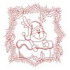 Redwork Cute Reindeer(Md)