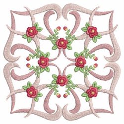 Pink Ribbon Rose Quilts 10(Lg)