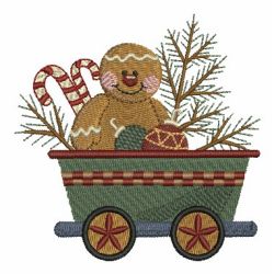 Country Treasure Train 06 machine embroidery designs