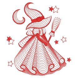 Redwork Rippled Sunbonnets 01(Md) machine embroidery designs