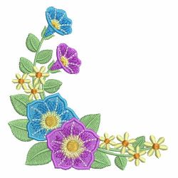 Colorful Assorted Flowers 03 machine embroidery designs