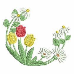 Colorful Assorted Flowers 09 machine embroidery designs