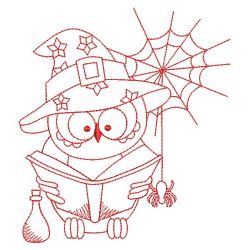 Redwork Halloween Animals 02(Lg) machine embroidery designs