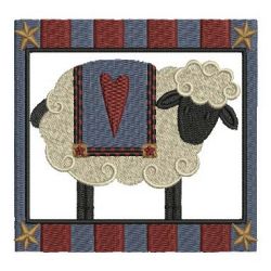 Country Sheeps 04 machine embroidery designs