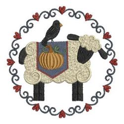 Country Sheeps 09 machine embroidery designs