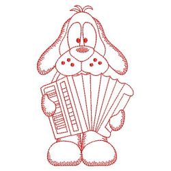 Redwork Musical Animals 05(Md)