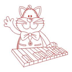 Redwork Musical Animals 09(Md)