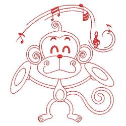 Redwork Musical Animals 10(Md)