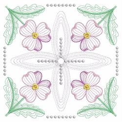 Rippled Pansy Quilts 2 04(Md) machine embroidery designs