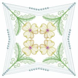 Rippled Pansy Quilts 2 05(Lg) machine embroidery designs