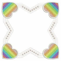 Rainbow Heart Frames 05(Lg)