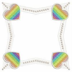 Rainbow Heart Frames 07(Lg)