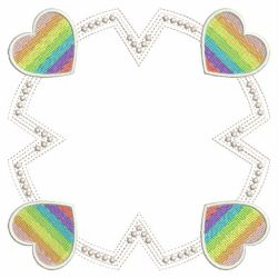 Rainbow Heart Frames 09(Sm)