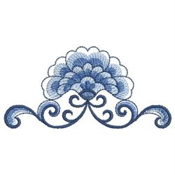 Delft Blue Flower 02(Sm) machine embroidery designs