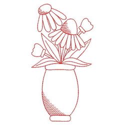 Redwork Daisy 04(Lg) machine embroidery designs