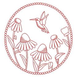 Redwork Daisy 06(Md) machine embroidery designs