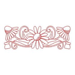 Redwork Daisy 07(Lg)