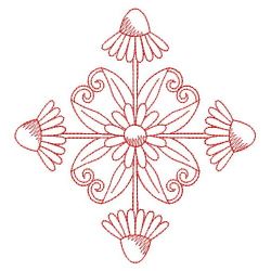 Redwork Daisy 10(Md) machine embroidery designs