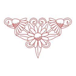 Redwork Daisy 11(Lg) machine embroidery designs